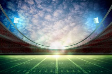 Amerikan Futbol Stadyumu 3D görüntüleme