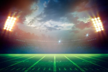 Amerikan Futbol Stadyumu 3D görüntüleme