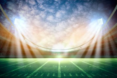 Amerikan Futbol Stadyumu 3D görüntüleme