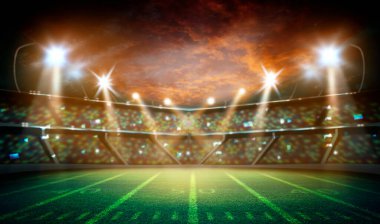 Amerikan Futbol Stadyumu 3D görüntüleme