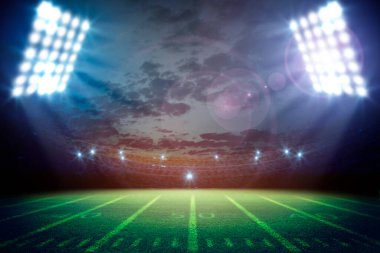 Amerikan Futbol Stadyumu 3D görüntüleme