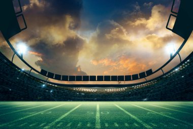 Amerikan Futbol Stadyumu 3D görüntüleme