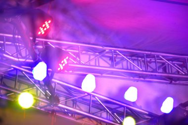 Sahne Işıklandırma Arkaplanı. dijital efekt.