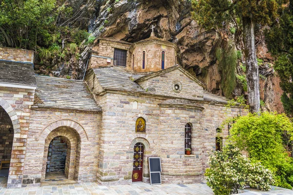 Monastère Proussos Près Ville Karpenisi Evrytanie Grèce Monastère Proussos Été — Photo