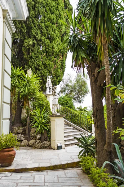 Achilleion Palace Corfu Yunanistan Ağustos 2018 Korfu Adası Achillion Palace — Stok fotoğraf