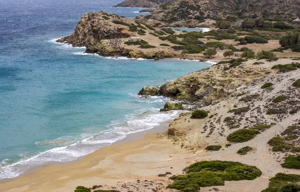 東クレタ島の砂浜ギリシャ — ストック写真