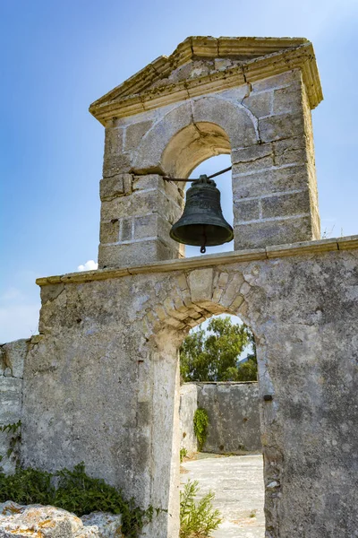 Chapelle Orthodoxe Dans Château Vénitien Agia Maura Île Grecque Lefkada — Photo