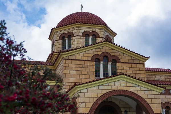 Kristet Ortodoxa Kloster Jungfru Maria Malevi Peloponnesos Grekland Det Ett — Stockfoto