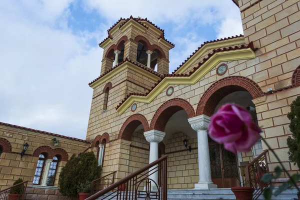 Christlich Orthodoxes Kloster Der Jungfrau Maria Malevi Peloponnes Griechenland Ist — Stockfoto