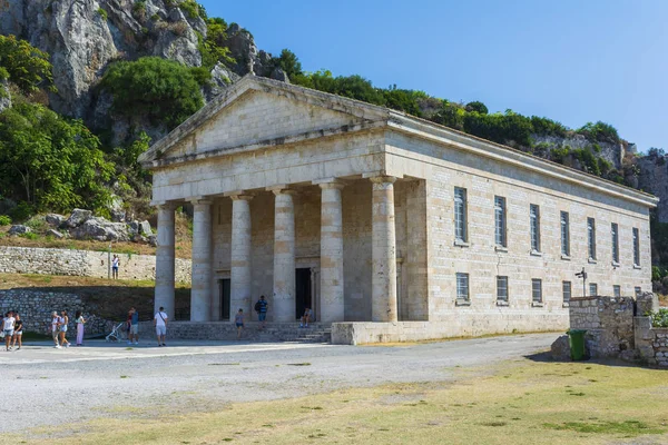 Corfù Grecia Agosto 2018 Veduta Della Vecchia Fortezza Corfù Con Immagini Stock Royalty Free