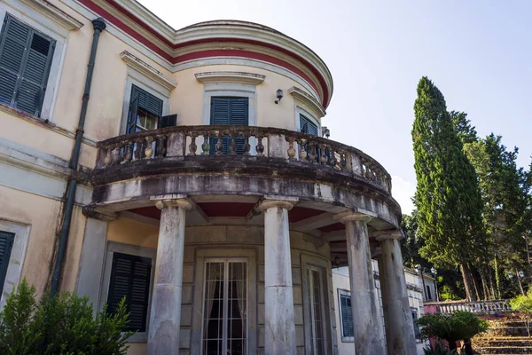 Palacio Mon Repos en la isla de Corfú, Grecia —  Fotos de Stock