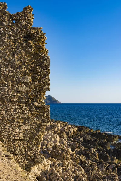 Mur de la forteresse vénitienne de Methoni dans le Péloponnèse, Messénie, Grèce . — Photo