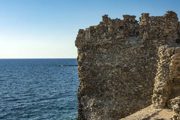 Mur de la forteresse vénitienne de Methoni dans le Péloponnèse, Messénie, Grèce . — Photo