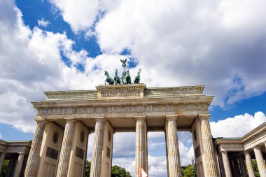 Berlin 'de Brandenburg kapısı