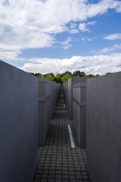 Pomnik Pomordowanych Żydów Europy w Berlin City, Berlin, Niemcy — Zdjęcie stockowe