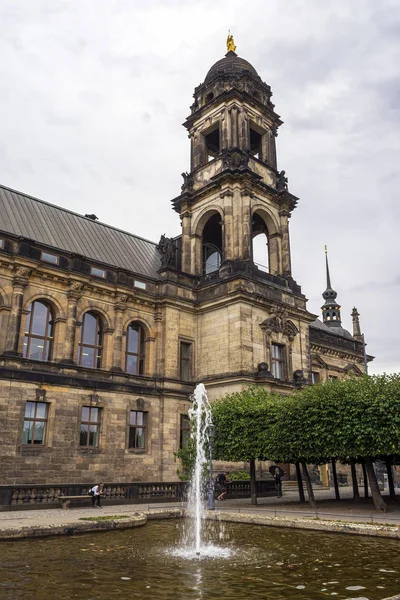 Vista del Oberlandesgericht Dresden, Alemania —  Fotos de Stock