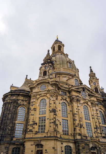 Igreja Luterana Frauenkirche em Dresden, Alemanha . — Fotografia de Stock