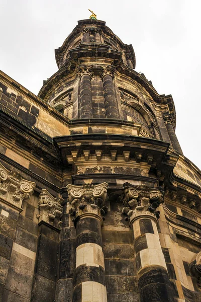 Kreuzkirche - Церковь Святого Креста в Дрездене, Германия — стоковое фото