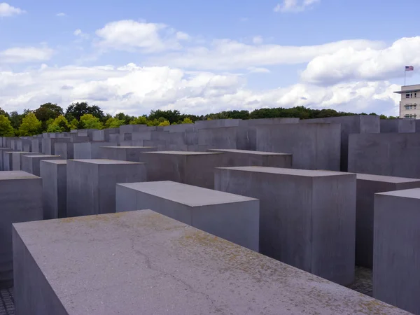 Památník zavražděných Židů z Evropy ve městě Berlín, Německo — Stock fotografie