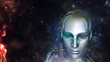fütüristik dişi android