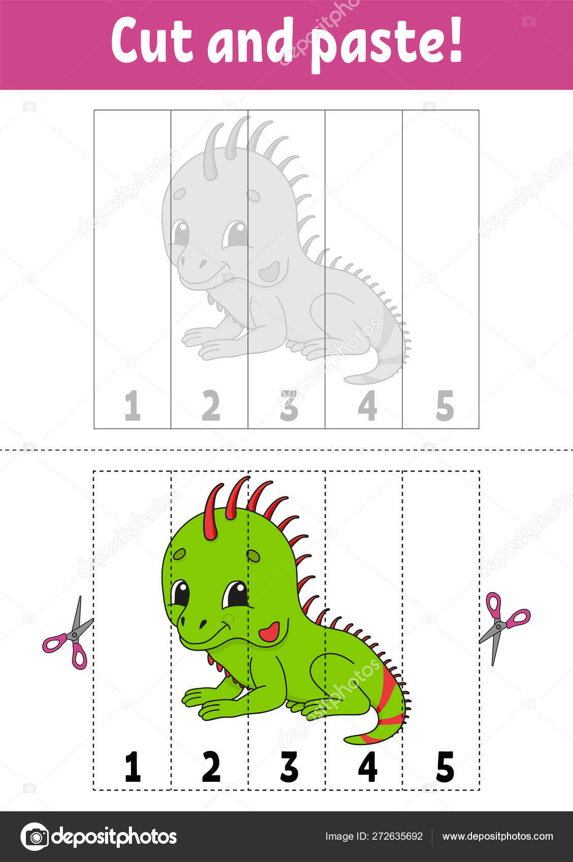 Numeros De Aprendizaje Corta Y Juega Educacion Desarrollando