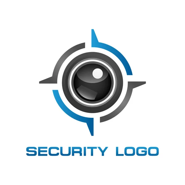 Signo Creativo Ocular Abstracto Tecnología Seguridad Vigilancia Elemento Diseño — Archivo Imágenes Vectoriales