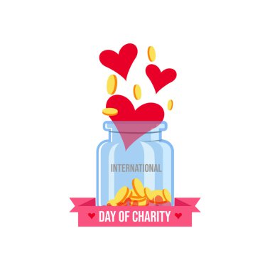 Uluslararası yardım günü vektör afişve poster resmi