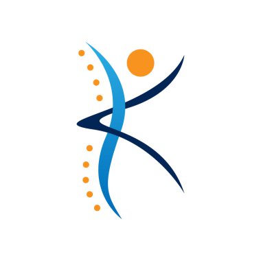 Yaratıcı Kayropraktik Konsept Logo Tasarım Şablonu