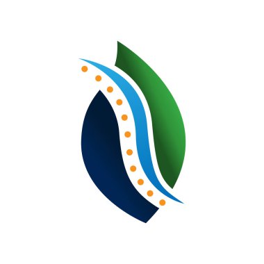 Doğal Kayropraktik Logo Şablonu Tasarımı