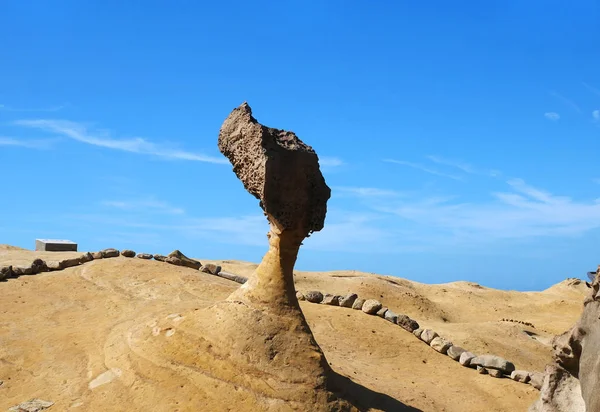 Queens Head Stone Uma Das Cenas Mais Famosas Yehliu Geopark — Fotografia de Stock