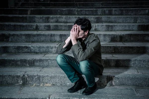 Hangsúlyozta Munka Kívül Érzés Szorongás Felnőtt Oka Depresszió Probléma Élő — Stock Fotó