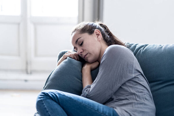Young woman suffering from depression