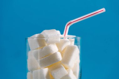 Cam kesme şeker ile saman ile