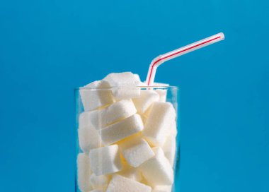 Cam kesme şeker ile saman ile