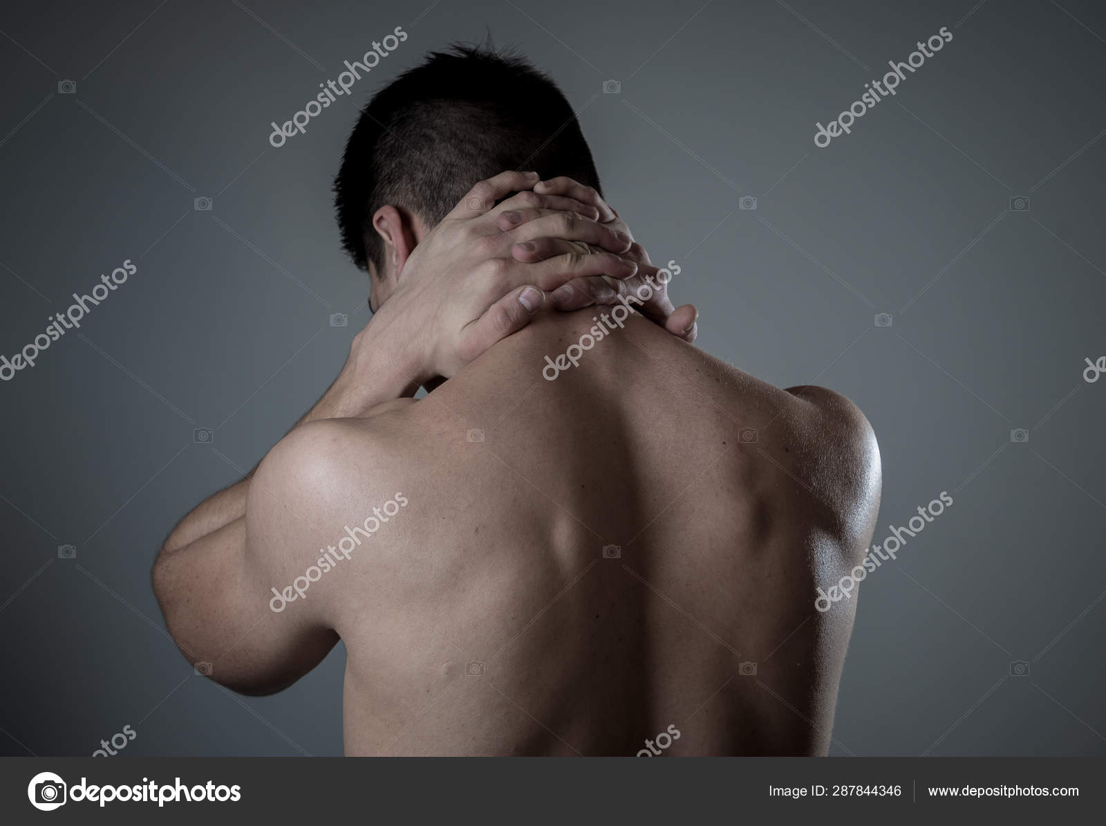 Entrenamiento tocar muscular del dolor después al