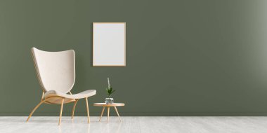 Poster çerçevesi İskandinav tarzı iç alay. Minimalist 