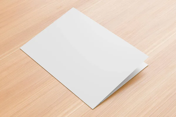Puste białe wzmocnione A4 rozmiar pojedynczego folderu kieszeni makiety Isol — Zdjęcie stockowe