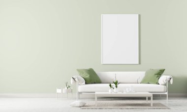 Poster çerçevesi İskandinav tarzı iç alay. Minimalist 