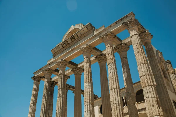 Colonne di marmo nel Tempio di Diana a Merida — Foto Stock