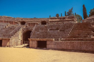 Merida arkeolojik sitesinde Roma Amfitiyatrosu