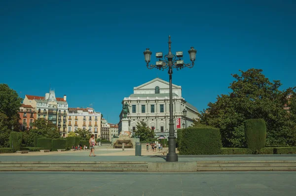 Place du Théâtre Royal à Madrid — Photo