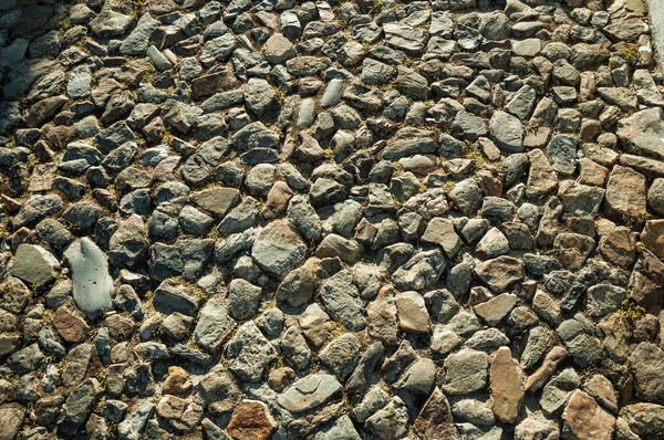 Pavimento de pedra formando um fundo singular em Marvao — Fotografia de Stock