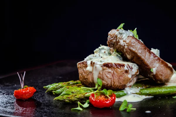 Food Gourmet Veal Medallions — Stock Photo, Image