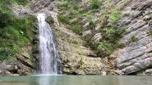 Cascades Vidéo Plusieurs Niveaux Cascades Vidéo Avec Cascades Vidéo Écoulement — Video