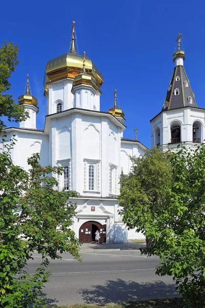 Tyumen Federacja Rosyjska Sierpnia 2018 Klasztor Świętej Trójcy Mężczyzn — Zdjęcie stockowe