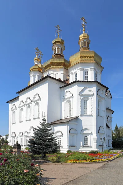 Tyumen Rússia Agosto 2018 Mosteiro Dos Homens Santíssima Trindade — Fotografia de Stock
