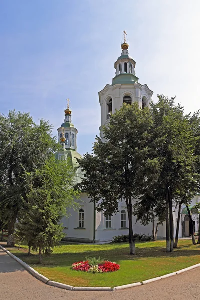 Tyumen Federacja Rosyjska Sierpnia 2018 Kościół Czci Podwyższenia Krzyża Świętego — Zdjęcie stockowe