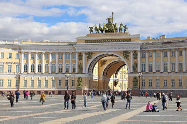 Saint Petersburg Russia May 2017 Triumphal Arch General Staff Palace — Stock Photo, Image