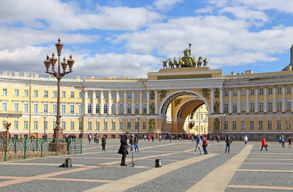 Saint Petersburg Russia May 2017 Triumphal Arch General Staff Palace — Stock Photo, Image