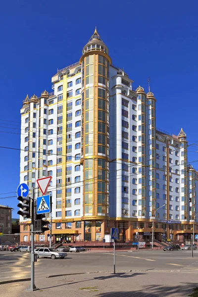 Novosibirsk Rússia Julho 2015 Complexo Residencial Alexandrovsky Jardim Rua Sibirskaya — Fotografia de Stock